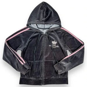 Y2K L.e.i. Velour Full Zip Hoodie